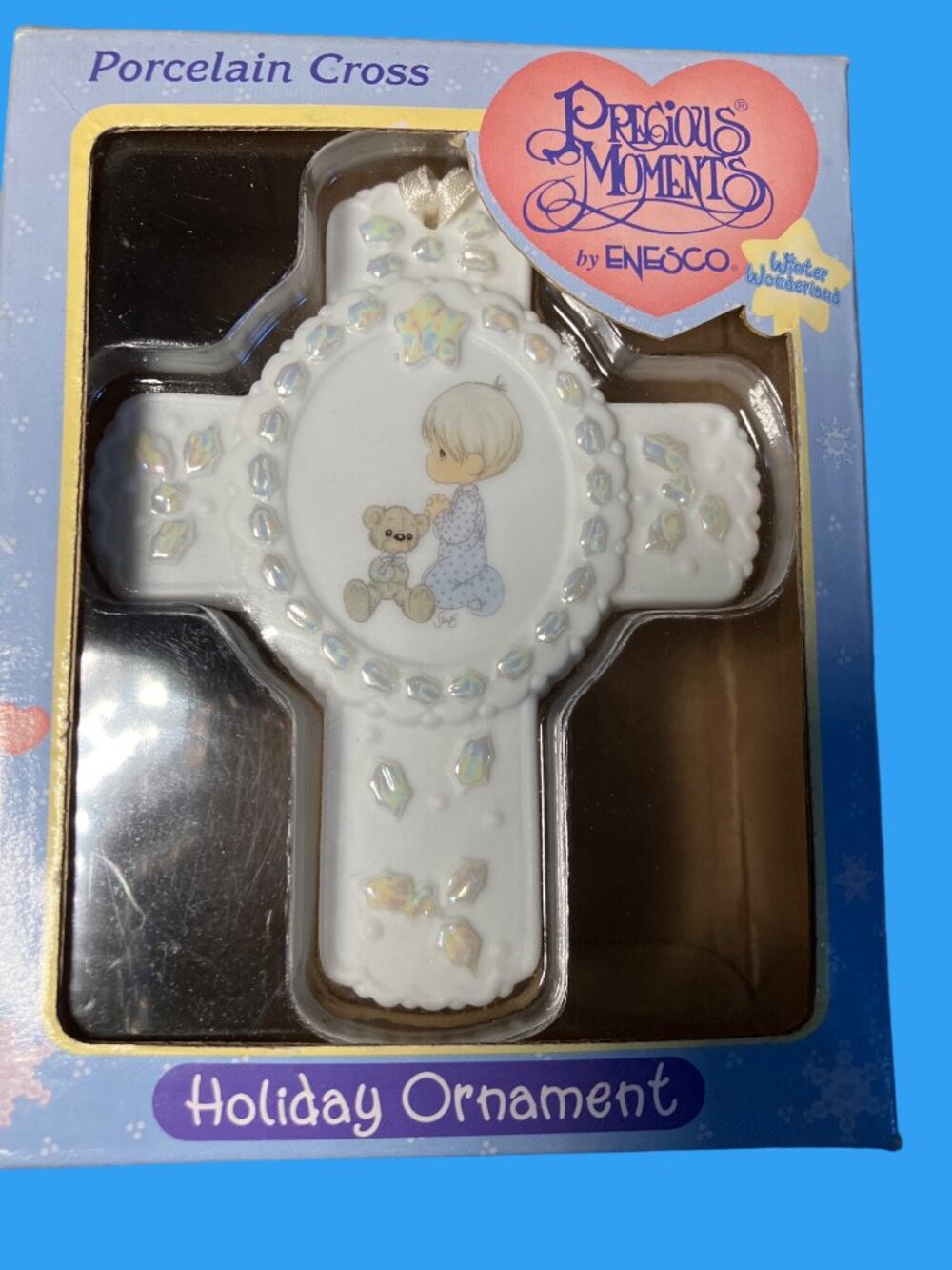 Precious Moments Jesus Loves Me Cross Ornament